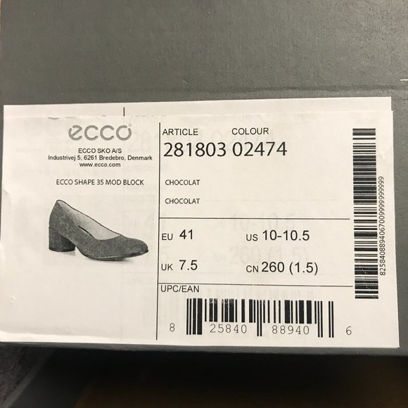 ECCO SHAPE 35 MOD BLOCK CHOCOLAT - Picture 5 of 9